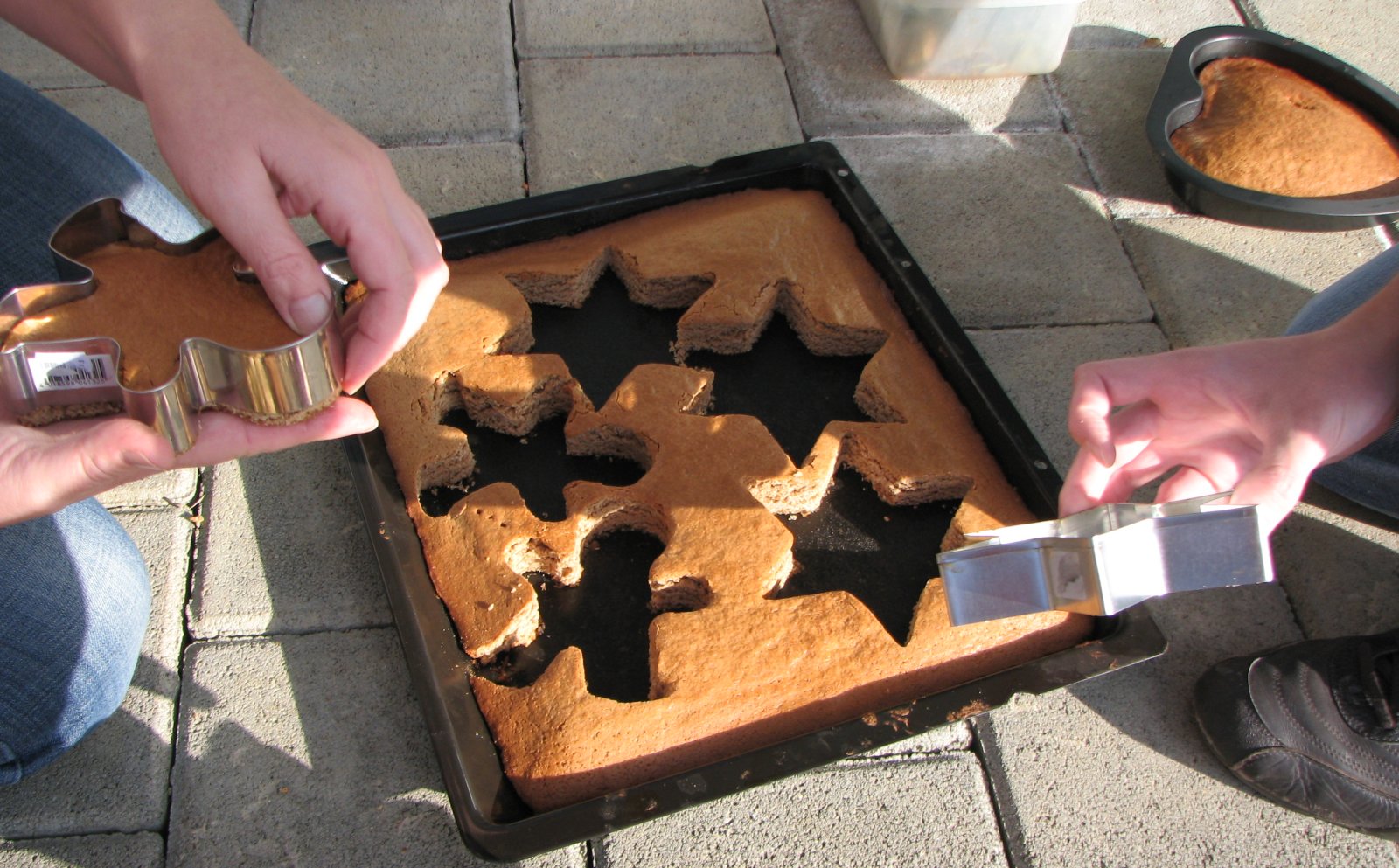 Lebkuchen ausstechen