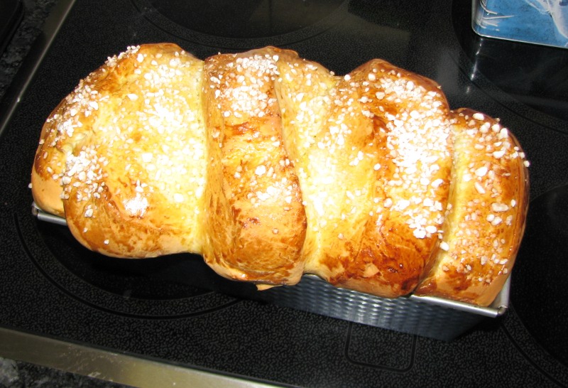 Brioche de Clément gebacken in der Form